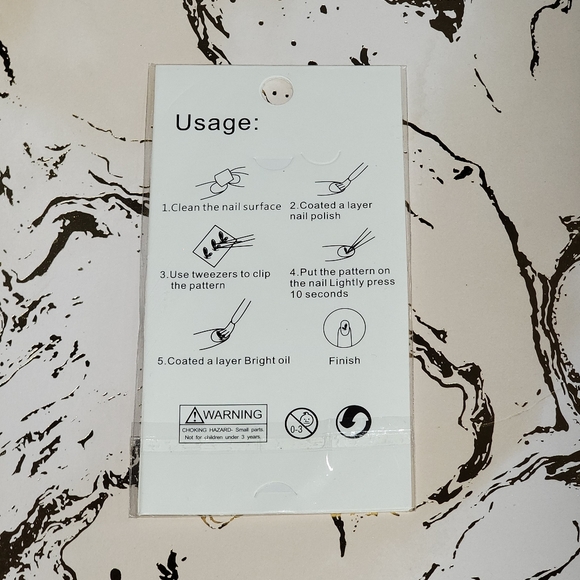 Nail decal Stickers Logo Brand - Picture 3 of 3